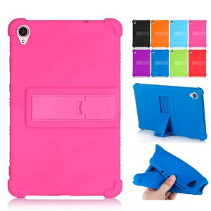 DuanrLenovodtabCompactd-42Adocomo8インチケースカバースタンド機能シリコン衝撃吸収タブレットケース