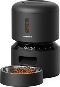 PETLIBRO�������a��L�����^���p�莞���1��6�H�����a���@4�d�N�x�ێ��c�C�X�g���b�N���W���􂢉\�a�l�܂�h�~�@�\�t���X�e�����X���{�E���蓮���a�^���^�C�}�[��2WAY���d���{��c