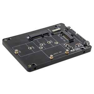 NFHK �R���{ M.2 NGFF B-Key & mSATA SSD to SATA 3.0 �A�_�v�^�[�R���o�[�^�[�P�[�X�G���N���[�W�� �X�C�b�`�t��