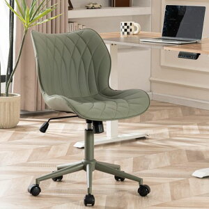 YOUTASTEキャメルオフィスチェアPUレザー張りデスクチェア背もたれキャスター付き回転パソコンチェア快適な疲れない頑丈コンパクト事務椅子高さ調整ワークチェア腰痛PCイス可愛い勉強作…