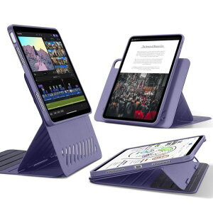 ESR iPad Air 13�C���` �P�[�X (M4/M3/M2�A2026/2025/2024)��p ��O���\�ȃ}�O�l�b�g�J�o�[�t����]���P�[�X �c����/�������X�^���h 9�i�K�̊p�x���߉\ Pencil Pro/USB-C���S�Ή� Shift�V���[�Y
