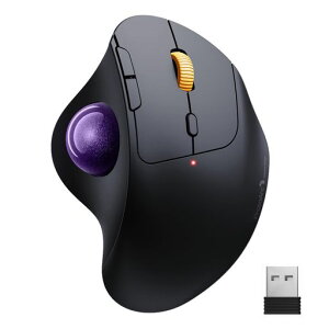 ProtoArc�g���b�N�{�[���}�E�XBluetooth/2.4GHz���Ή�3�䓯���ڑ������}�E�X�g���b�N�{�[���É��e�wType-C�[�d����e�ʃo�b�e���[����5�i�KDPI���߉\�i��/�߂�{�^������