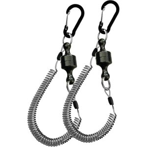 Wliknマグネットリリーサー磁気ネットリリース2枚セット耐荷重1.1kg軽量キーホルダー小物吊り下げアウトドアキャンプ登山フライフィッシング釣りカラビナ付き