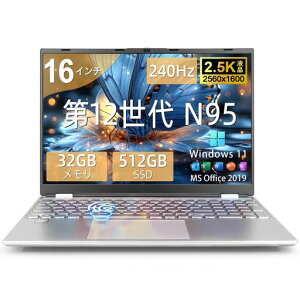 VETESAm[gp\R16C`2.5KQHD240Hz12N95ő3.4GHzDDR432GB512GBSSDWindows11ProΉMSOffice2019ڃm[gPCMÉ
