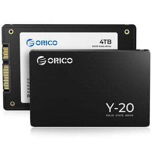 ORICO Y20 4TB �����^SSD 2.5�C���` 7mm 3D NAND�̗p SATAIII 6Gb/s �ő�Ǎ�:500MB/s (R:500MB/s�AW:450MB/s) PS4����m�F�ς� ����SSD ���ϋv ���[�J�[ 3�N�ۏ�