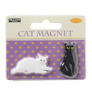 かわいい猫のマグネットモダンスタイル【DS16-RMG01】猫好きの方にお勧め!おしゃれなデザイン文具かわいいネコグッズ