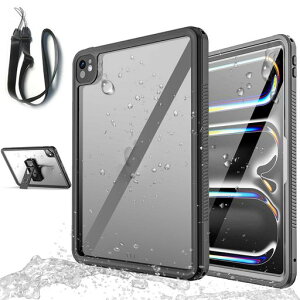 Ayoii������iPadPro13M4�h���P�[�X(2024)iPadPro13��7����h���P�[�X�A�C�p�b�h�J�o�[IP68�h���K�i�y�ʌ^�ϏՌ�����S�ʕی���S���X�^���h�@�\�X�g���b�v�t���A�E�g�h�A�����C