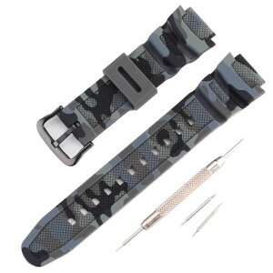 �J�V�I�p G-SHOCK AQ-S810W/S800W SGW-300H/400H W-216H/W-735H �p �o���h �����o���h �x���g �V���R���� �X�g���b�v �����p�x���g �X�|�[�c �ϏՌ� �h�� (Camouflage gray/Black