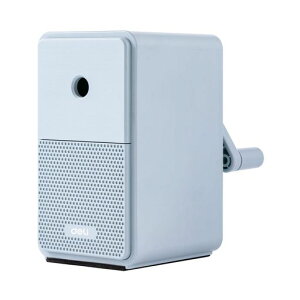 deli鉛筆削り手動ミニライトブルーシンプルデザイン折れ芯除去機能芯の5段調整対応自動ペン送り機能6.5~8mm多種鉛筆対応大容量ダストボックス手動鉛筆削り事務用学校用オフィス用品美術…