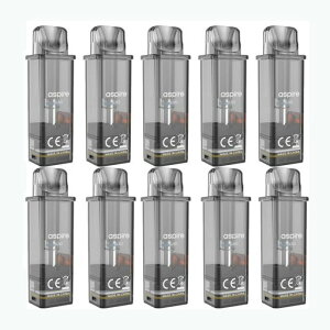 Aspire Gotek X 4.5ml �����p pod�J�[�g���b�W (2����) vape pod 0.8ohm �A�g�}�C�U�[�w�b�h �d�q�^�o�R ���L�b�h�Ȃ� �j�R�`���t���[ (10����-5��)