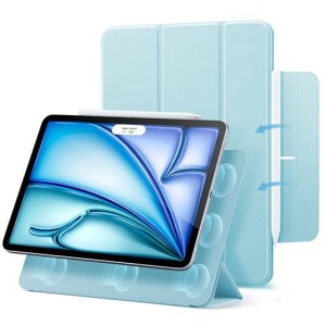 ESR iPad Air 11�C���` �P�[�X M4/M3/M2(2026/2025/2024)iPad Air ��5/4����(2022/2020)iPad Pro 11�C���`(2018)�Ή� �}�O�l�b�g�z�� �O�܂�X�^���h �X�����݌v Pencil