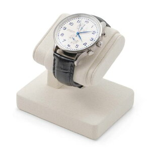Papten時計スタンド1本腕時計スタンドマイクロファイバーディスプレイ収納撮影高級おしゃれギフトなどに適当J00501(ベージュ)