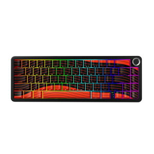 ATTACKSHARKX65PROHE���s�b�h�g���K�[�Q�[�~���O�L�[�{�[�h���C�����X8k�|�[�����O���[�gRT0.01mm�Ή�8000Hz�Ή�2.4G/Bluetooth/�L�����C�X�C�b�`�f�b�h�]�[�������@�\RGB�o�b�N���C�g