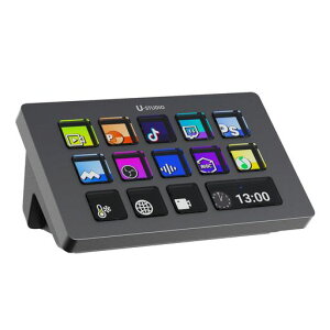 ULANZI D200 �X�g���[�� �R���g���[���[ STREAM CONTROLLER 14��LCD�L�[�z�� 13�J�X�^���L�[ �V���[�g�J�b�g�ݒ� ���C�u�z�M��R���e���c�쐬�p �h���b�O&�h���b�v�Őݒ� �X�g���[���f�b�N OBS TWITCH
