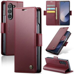 RicYeel Samsung Galaxy Z Fold6 �Ή� �P�[�X SC-55E �蒠�^ ���z�^ �J�[�h�|�P�b�g�t�� �������U�[ �M�����N�V�[Z Fold6 �p �Ռ��z�� �X�}�z�P�[�X �S�ʕی� �J�[�h���[ �X�^���h�@�\ �g�уJ�o�[