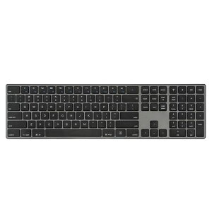 Perixx PERIBOARD-817 ���C�����X�L�[�{�[�h Bluetooth�t���T�C�Y �A���~�j�E���{�f�B Windows/macOS/Linux�Ή�