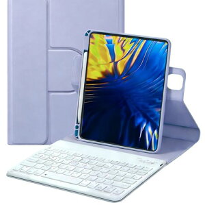 iPadAir11�C���`M4/M3/M2�p�̃L�[�{�[�h�P�[�XiPadair��5����/��4����p��Bluetooth�L�[�{�[�h�t���J�o�[�c�u/���u�����E���}�O�l�b�g�ϏՌ��ۂ��L�[���󂭂ڂݓ��͂��₷�����w����+��