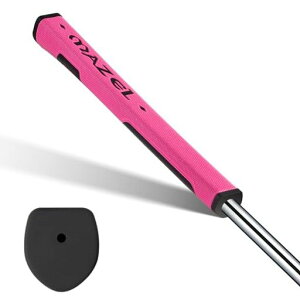 MAZEL(マゼル)ゴルフパターグリップ滑り止め超軽量快適ゴルフパター用グリップ(スタンダード(2.0)ピンク(Vシェープ))