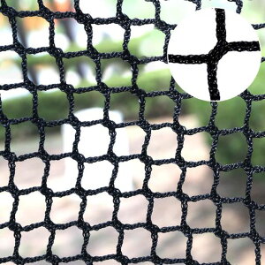 ANANXING安全ネット転落防止落下階段網子供バルコニー防護脱走フェンス危険防止怪我防止簡単取り付け強度が高い密度がいい丈夫で長持ち滑らかで平ら結束バンド付き(1*5mブラック)