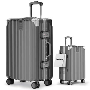 [Seelove]X[cP[XL[P[X@ABS+PCϏՌyʃL[obOS/M/LTCY360x]É^eʃVo[luggagesuitcaseLX^[TSAbNo