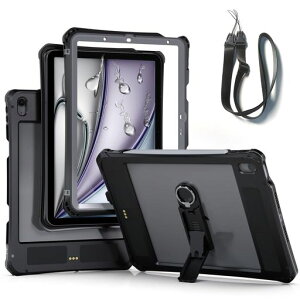 VITOMOSS iPad Air 11�C���` �P�[�X (M3/M2�A2025/2024) iPad Air 5/4 �P�[�X 10.9 �C���` (��5/4����A2022/2020���f���p) �h�� �Ռ��z�� �ČRMIL�K�i �S�ʕی� �h�� �h�o �A�E�g�h�A