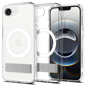 Spigen�y�n��19�N�̋Z�p�́ziPhone17e/16e�P�[�XMagSafe�}�O�l�b�g���ڃN���A�X�^���h�t���X�g���b�v�z�[���ČRMIL�K�i�E���g���E�n�C�u���b�hS�E�}�O�t�B�b�gACS09148(�N���A�E�z���C�g)