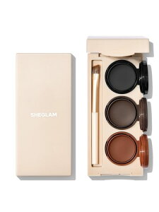 SHEGLAM �X�g���[�����C�� �u���E&�A�C���C�i�[ �W�F�� 3-in-1 �E�H�[�^�[�v���[�t ���}�X�J�� �A�C���C�i�[ �}���`���[�X