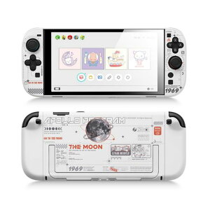GeekShare Switch 2 Switch�J�o�[ switch2�Ή� �X�C�b�`2025 PC�� joy con �ی�J�o�[ ���̎��J�o�[ �S�ʕی� ���^ ���h�~ ����h�~ �Ή��ϏՌ� ���O���ȒP-���ʒ����v�� (�z���C�g)