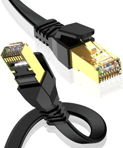LAN�P�[�u�� CAT8 25M,������40Gbps/2000MHz RJ45 �J�e�S���[8���� �C�[�T�l�b�g�P�[�u�� �ܐ܂�h�~ STP �V�[���h ���f�� ���[�^ PS3 PS4 Xbox���ɑΉ�-��