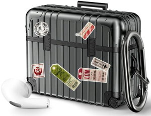 CAGOSforAirPodsPro�P�[�X(2022/2019)�G�A�[�|�b�c�v���J�o�[TPU+PC�ی�P�[�X�L�����[�f�U�C���������������J���r�i�t�����C���b�N�t��LED���C�g���������C�����X�[�d�Ή�TPU�f�ރL�Y�h�~
