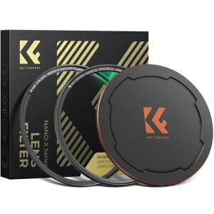 K&F CONCEPT 52mm �}�O�l�b�g�� CPL�t�B���^�[ + �����Y�L���b�v + �A�_�v�^�[�����O