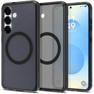 Spigen�y�n��18�N�̋Z�p�́zGalaxyS25�P�[�XMagSafe�Ή����������ϖh�~�X�g���b�v�z�[���ČRMIL�K�i�E���g���E�n�C�u���b�h�E�}�O�t�B�b�gACS09005(�t���X�g�E�u���b�N)