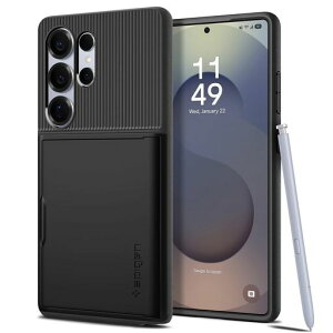 SpigenGalaxyS25UltraP[XJ[h[MILKi擾ϏՌwh~h~Ռzd\XEA[}[CSACS08967(ubN)