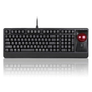 Perixx �؃��b�N�X PERIBOARD-522 �g���b�N�{�[���t�� ���J�j�J���L�[�{�[�h ���� ���a55mm�̑�^�{�[�� �`���g�z�C�[���@�\ �e���L�[���� �p��z�� (���J�j�J��)