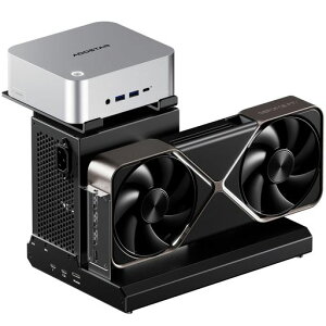 AOOSTAR EG02 �O�t�� GPU �g���{�b�N�X �f���A�� Thunderbolt5 �T���_�[�{���g 5 OCuLink PCIe4.0 x4 �C���^�[�t�F�[�X ATX/SFX �d���݊� �I�[�v���t���[���f�U�C�� �m�[�g PC GPU