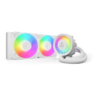 ARCTIC Liquid Freezer III Pro 240 A-RGB (White) �I�[���C������(AIO)CPU����N�[���[ 120mm �t�@�� x2 38mm ���W�G�[�^�[ PWM �|���v VRM �t�@������ �Ή��\�P�b�g:AMD AM5