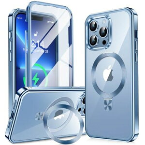 y360°SʕیEX^hEMagsafeΉzKELLCASEiPhone13ProMaxpP[XʉBX^hECDOcCX[dphone13promaxJo[ϖh~PCwʃbLop[