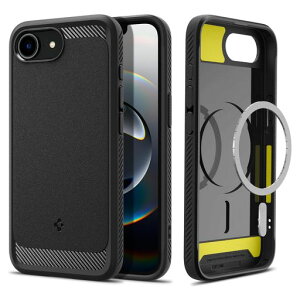 Spigen�y�n��19�N�̋Z�p�́ziPhone17e/16e�P�[�XMagSafe�}�O�l�b�g���ڃX�g���b�v�z�[���}�b�g�ϏՌ��ČRMIL�K�i���M�b�h�E�A�[�}�[�E�}�O�t�B�b�gACS09152(�}�b�g�E�u���b�N)