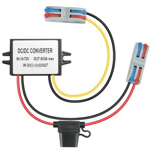 YBBOTT dcdc 3A 15W DC 10V-72V ���� 5V �~���R���o�[�^�A12V/24V/36V/48V/60V ����5V dcdc �R���o�[�^�[�A�q���[�Y�t���g�����X�t�H�[�}�[�A�S���t�J�[�g�p�̓d��