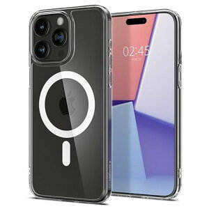 Spigen�y�d��33g�̒��y�ʁziPhone15ProMax�P�[�XMagSafe�Ή��ČRMIL�K�i�X�g���b�v�z�[���N���A���^�ϏՌ��y�ʃo���p�[�}�O�l�b�g����2�d�\���G�A�[�X�L���E�n�C�u���b�h�E�}�O�t�B�b�g