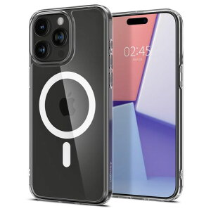 Spigen�y�d��33g�̒��y�ʁziPhone15ProMax�P�[�XMagSafe�Ή��ČRMIL�K�i�X�g���b�v�z�[���N���A���^�ϏՌ��y�ʃo���p�[�}�O�l�b�g����2�d�\���G�A�[�X�L���E�n�C�u���b�h�E�}�O�t�B�b�g