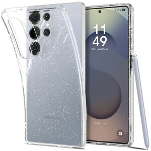 SpigenGalaxyS25Ultra�P�[�X�L���L���������蔖�^�y�ʕČRMIL�K�i�擾���h�~�����Y�ی샊�L�b�h�E�N���X�^���O���b�^�[ACS08950(�N���X�^���E�N�I�[�c)