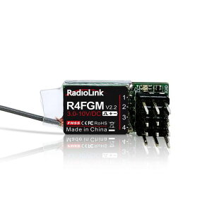 RadiolinkR4FGMV2.24�`�����l��Mini�W���C����M�@�A1/28RC�~�j�J�[&�{�[�g�A3-10V���d���T�[�{�Ή��A400M����������A�����R���g���[���[RC8X/RC4GSV3/RC6GS