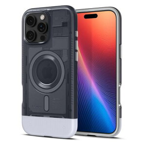 Spigen �y�n��18�N�̋Z�p�́ziPhone 16 Pro Max �P�[�X MagSafe�Ή� �}�O�l�b�g���� �ČRMIL�K�i �N���V�b�N�EC1�E�}�O�t�B�b�g ACS08018 (�O���t�@�C�g)