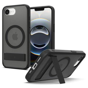Spigen�y�n��19�N�̋Z�p�́ziPhone17e/16e�P�[�XMagSafe�}�O�l�b�g���ڃN���A�X�^���h�t���X�g���b�v�z�[���ČRMIL�K�i�E���g���E�n�C�u���b�hS�E�}�O�t�B�b�gACS09149(�t���X�g�E�u���b�N)