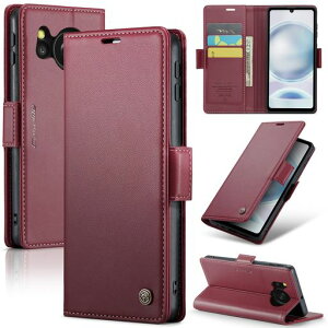 RicYeelSHARPAQUOSSense8対応ケースSH-54DSHG11SH-M26手帳型財布型カードポケット付き高級レザーアクオスセン8用衝撃吸収スマホケース全面保護カード収納スタンド機能携帯カバー