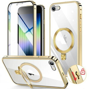 HGUTREY�y�X�^���h�@�\�t���E�A�N�V�����{�^���ziPhoneSE3�p�P�[�X��3����2022iPhoneSE2�J�o�[��2����N���A���b�N�t���yCD�����O�EMagSafe�Ή��z9H�����K���XPC�w�ʗ��ʃX�g���b�v�z�[���t��