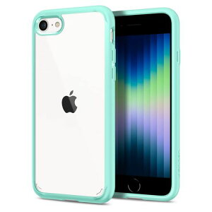 SpigeniPhoneSE3SE2�y��3/2����z�P�[�XiPhone7/8�p�P�[�X�N���A�ϏՌ����ϖh�~���C�����X�[�d�Ή�2�d�\���ČRMIL�K�i�擾���菝�h�~�E���g���E�n�C�u���b�h042CS20925(�~���g)