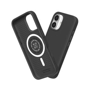 RHINOSHIELD[iPhone16Plus]SolidSuit�P�[�XMagSafe�Ή��ϏՌ��ČRMIL�K�i�Ռ��z�����w��h�~���^�y��SGS�F��-�u���b�N