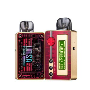 �y���g��&�T�C�o�[�z�d�q�^�o�R Lost Vape Ursa Pocket Pod Kit 1200mAH (Nes Red-�l�X���b�h)